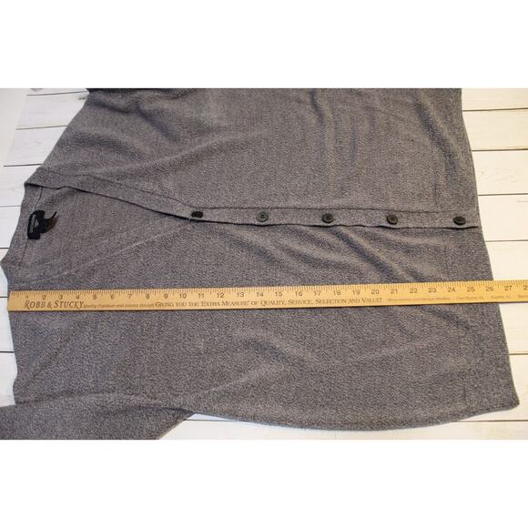 Dockers Men's XL Gray Button-up Grandpa Knit Sweater Cardigan V-neck Academia - Picture 10 of 11